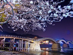 錦帯橋　春　夜（2）
