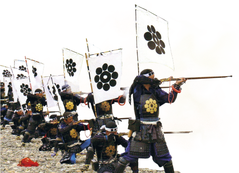 岩国藩鉄砲隊 火縄銃訓練披露