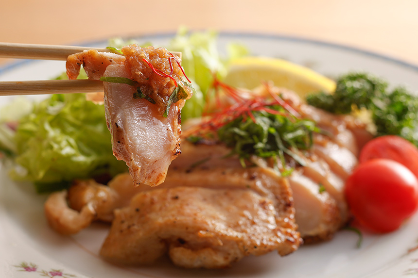 長州鶏のステーキ